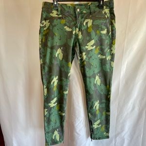CAbi Camouflage Green Jeans